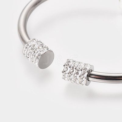 304 Stainless Steel Bangles LS-BJEW-F390-04P-1