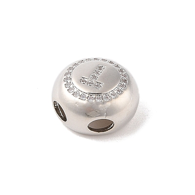 Rack Plating Brass & Cubic Zirconia Pendants KK-Z047-07P-T-RS-1
