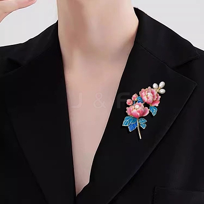 Peony Enamel Pins PW-WG36885-01-1