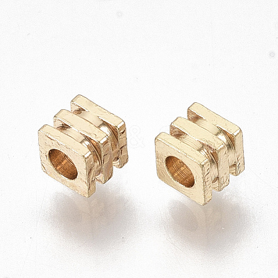 Brass Beads X-KK-T055-022G-NF-1