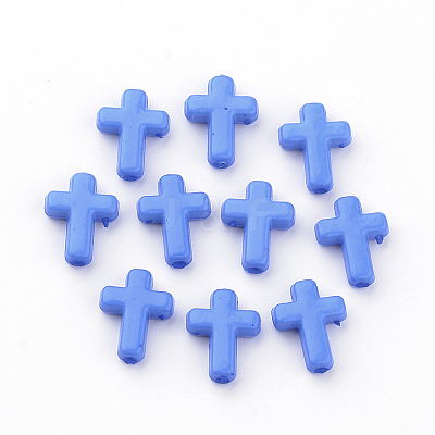 Opaque Acrylic Beads X-SACR-436-C31-1