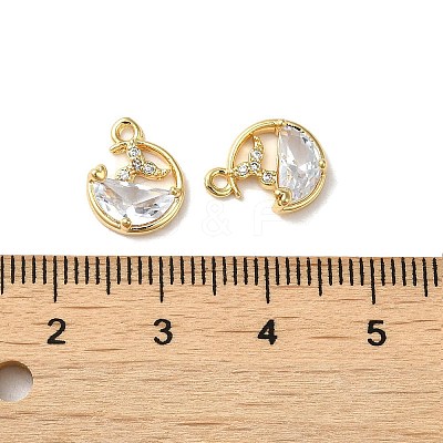 Brass Charms KK-B079-04G-1