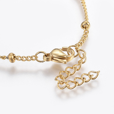 304 Stainless Steel Anklets AJEW-H013-04-1