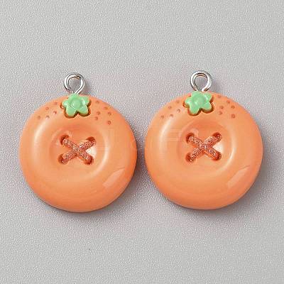 Opaque Resin Pendants LS-CRES-CJC0011-004G-P-1