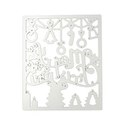 Christmas Carbon Steel Cutting Dies Stencils DIY-XCP0001-13-1