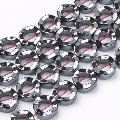 Non-magnetic Synthetic Hematite Beads Strands G-Q895-9-1