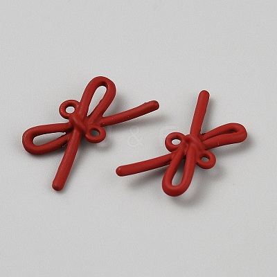 Spray Printed Alloy Connector Charms FIND-WH0148-477A-06-1