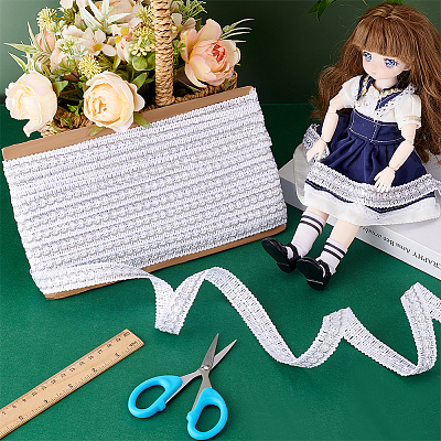 Polyester Braided Ribbons OCOR-WH0120-13C-1