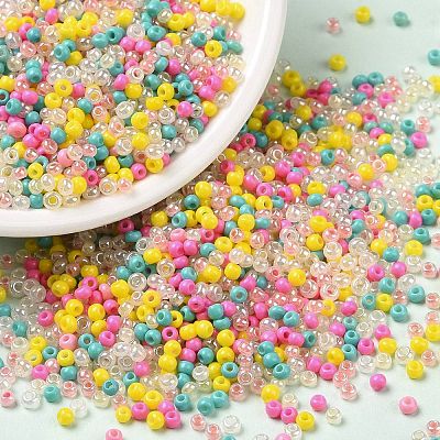 Opaque Colours Luster 12/0 Glass Seed Beads SEED-A030-09D-1