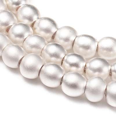 Electroplate Non-magnetic Synthetic Hematite Beads Strands G-I260-10A-01-1