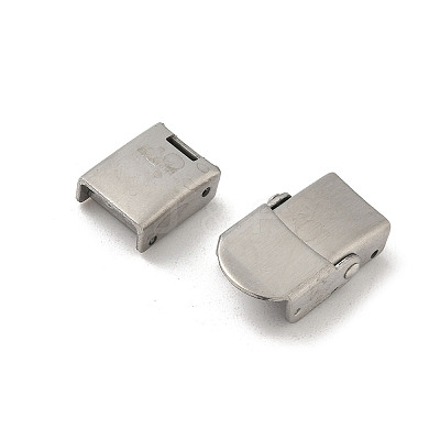 304 Stainless Steel Watch Band Clasps STAS-Z147-35P-02-1