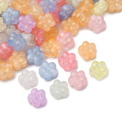 Luminous Transparent Acrylic Beads LACR-S001-15A-1