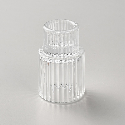 Double-ended Glass Candlestick AJEW-WH0596-189B-1