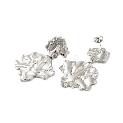 304 Stainless Steel Stud Earrings for Women EJEW-U020-06P-1