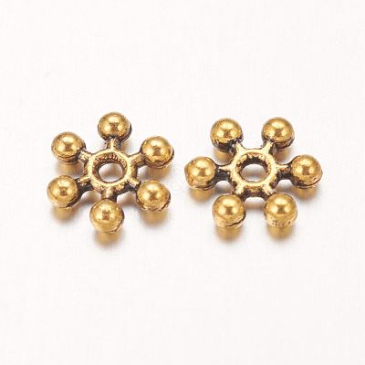 Zinc Alloy Beads Spacers PALLOY-Q062-AG-1