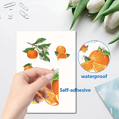 8 Sheets 8 Styles PVC Waterproof Wall Stickers DIY-WH0345-123-1