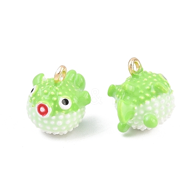 Alloy Enamel Pendants AL-CBA8C77-03G-05-1