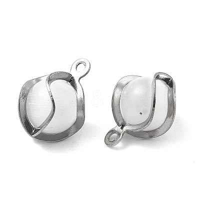 Cat Eye Charms STAS-P319-18A-P-1