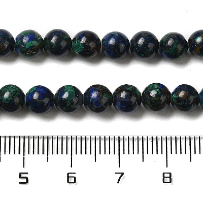 Natural Azurite Beads Strands G-H298-A01-02-1