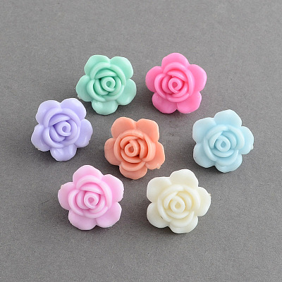 Rose Flower Acrylic Multi-Strand Links SACR-S042-M-1