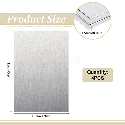 Aluminium Plates FIND-WH0433-74F-1