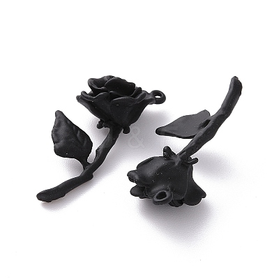 Spray Painted Alloy Pendants X-FIND-G030-06-1