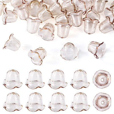 30Pcs Acrylic Bead Caps for Wind Chimes Making TACR-TA0001-69E-1