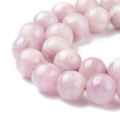 Natural Kunzite Round Beads Strands G-I164-10mm-1