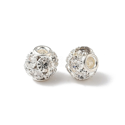 Brass Rhinestone Beads KK-A267-03A-02S-1