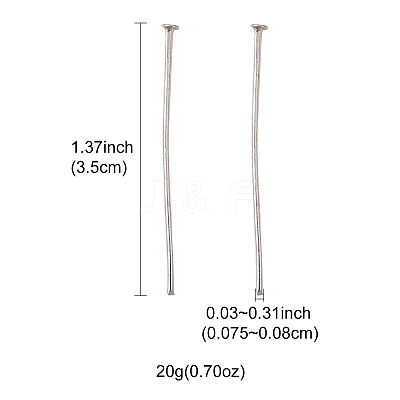 Iron Flat Head Pins IFIN-FS0001-30C-1
