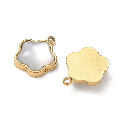 Natural Freshwater Shell Pendants STAS-G397-12G-01-1