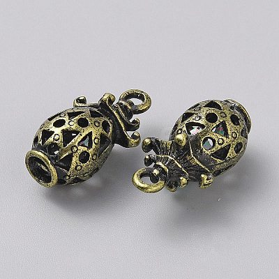Tibetan Style Alloy Pendant Barn Lights Outdoor FIND-WH0431-37D-1