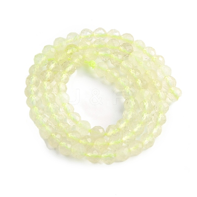 Natural Lemon Quartz(Heated) Beads Strands G-K366-B01-02-1