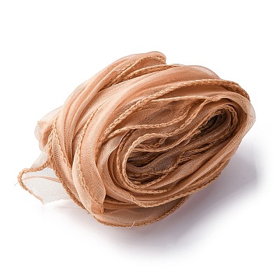 10 Yards Polyester Chiffon Ribbon LS-DIY-WH0325-44K-1