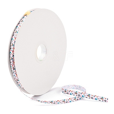 Polyester Grosgrain Ribbon SRIB-G009-01E-1