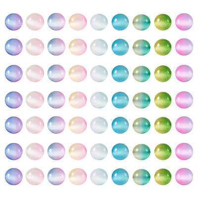 135Pcs 9 Colors Cat Eye Beads G-TA0002-48-1