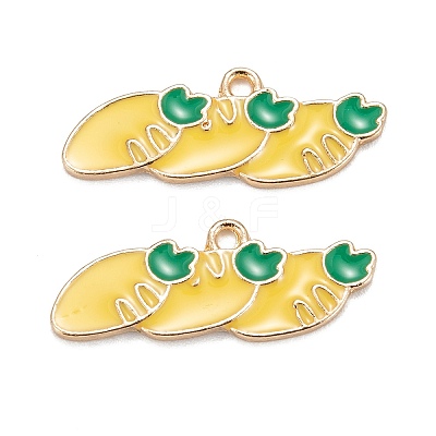 Alloy Enamel Pendants ENAM-O048-04KCG-E-1