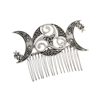 Alloy Hair Comb PW-WG92410-02-1