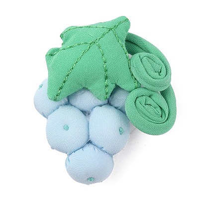 Handmade Cotton Filled 3D Grapes DIY-WH0304-678E-1