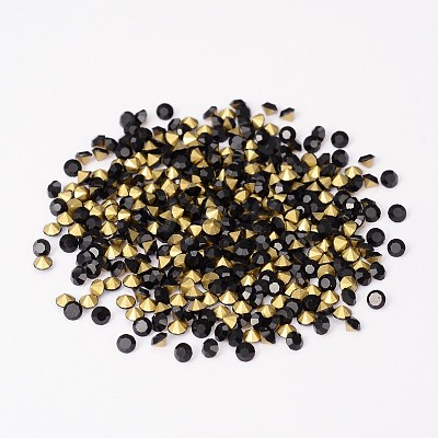 Back Plated Grade A Diamond Glass Pointed Rhinestone RGLA-SS6-002-1
