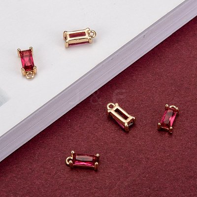 Transparent Glass Charms X-GLAA-T007-13F-1
