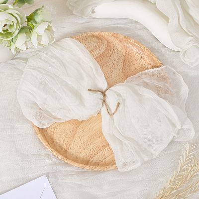 Wrinkled Polyester Dinner Cloth Napkins AJEW-WH20020-115E-1