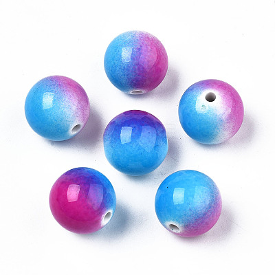 Spray Painted Acrylic Beads LS-X-MACR-S275-040-1