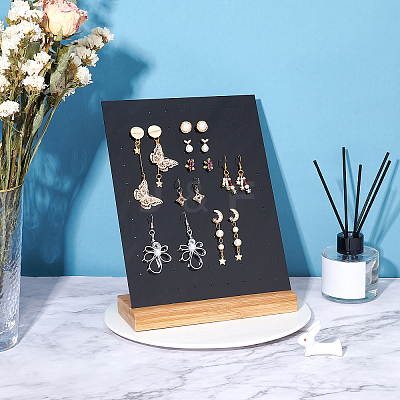 Acrylic 70 Holes Earring Display Stands EDIS-WH0006-13-1