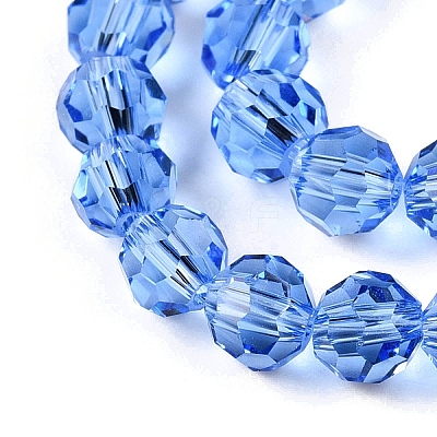 Transparent Glass Beads EGLA-A035-T8mm-D14-1