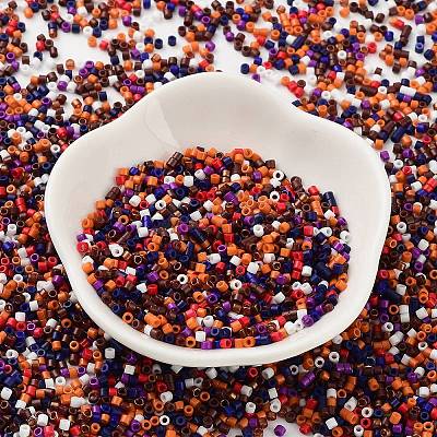 Baking Paint Glass Seed Beads SEED-S042-05B-49-1