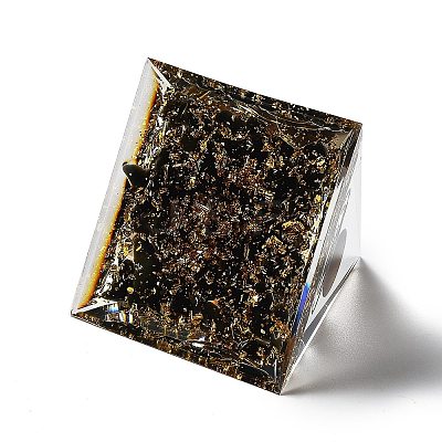 Orgonite Pyramid Resin Energy Generators AJEW-D056-01D-1