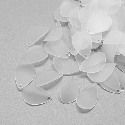 Transparent Acrylic Pendants X-FACR-S028-SB518-1