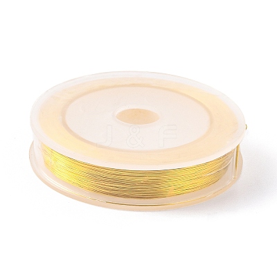 Round Copper Wire for Jewelry Making CWIR-WH0001-0.25mm-05-1
