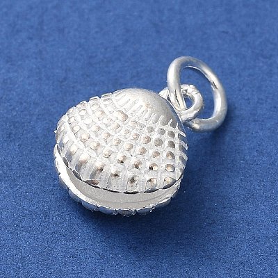 925 Sterling Silver Sea Animal Shell Shape Charms STER-E071-02S-03-1
